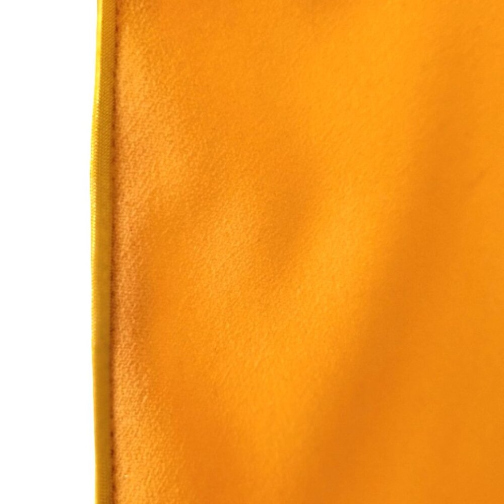 Golden Brocade Mandarin Qipao Dress – Elegant Cheongsam style Formal Wear - Picture 11 of 12